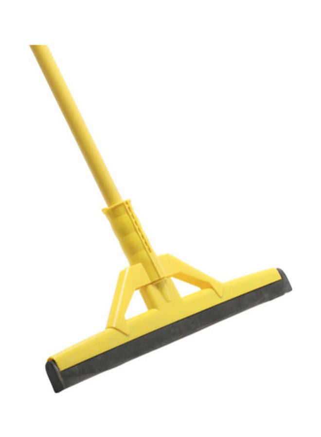 Floor Wiper with Stick Yellow/Black 130 x 45 x 5cm