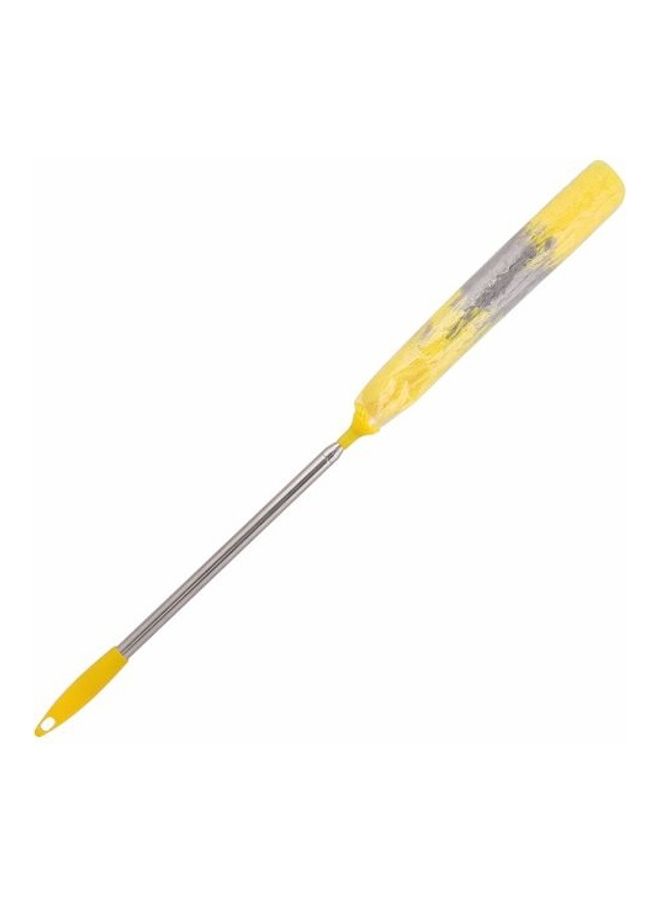 Cobweb Duster With Telescopic Handle Yellow/Grey/Silver 15x7.5cm