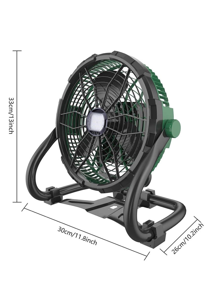 Mini Clip Fan,Usb Clip on Desk Fan with 180° Rotation Portable Battery Powered 13500mAh Rechargeable for Buggy,Home, Fishing Camping and Riding