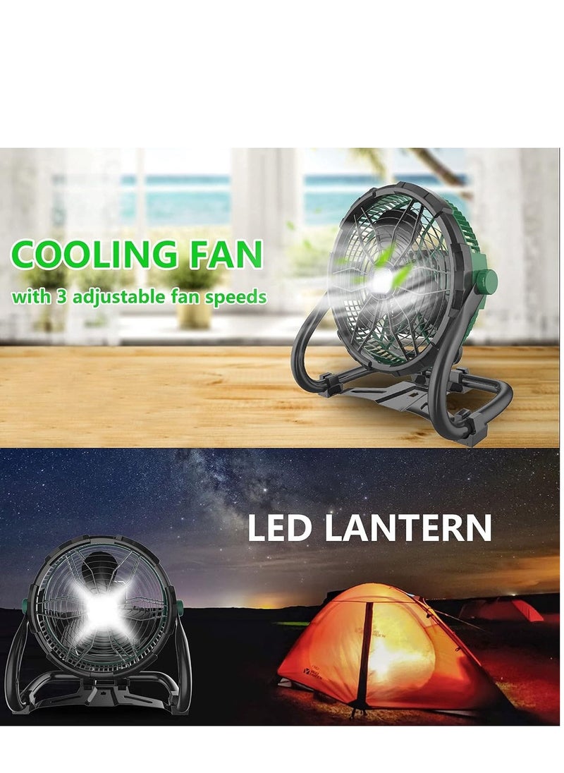 Mini Clip Fan,Usb Clip on Desk Fan with 180° Rotation Portable Battery Powered 13500mAh Rechargeable for Buggy,Home, Fishing Camping and Riding