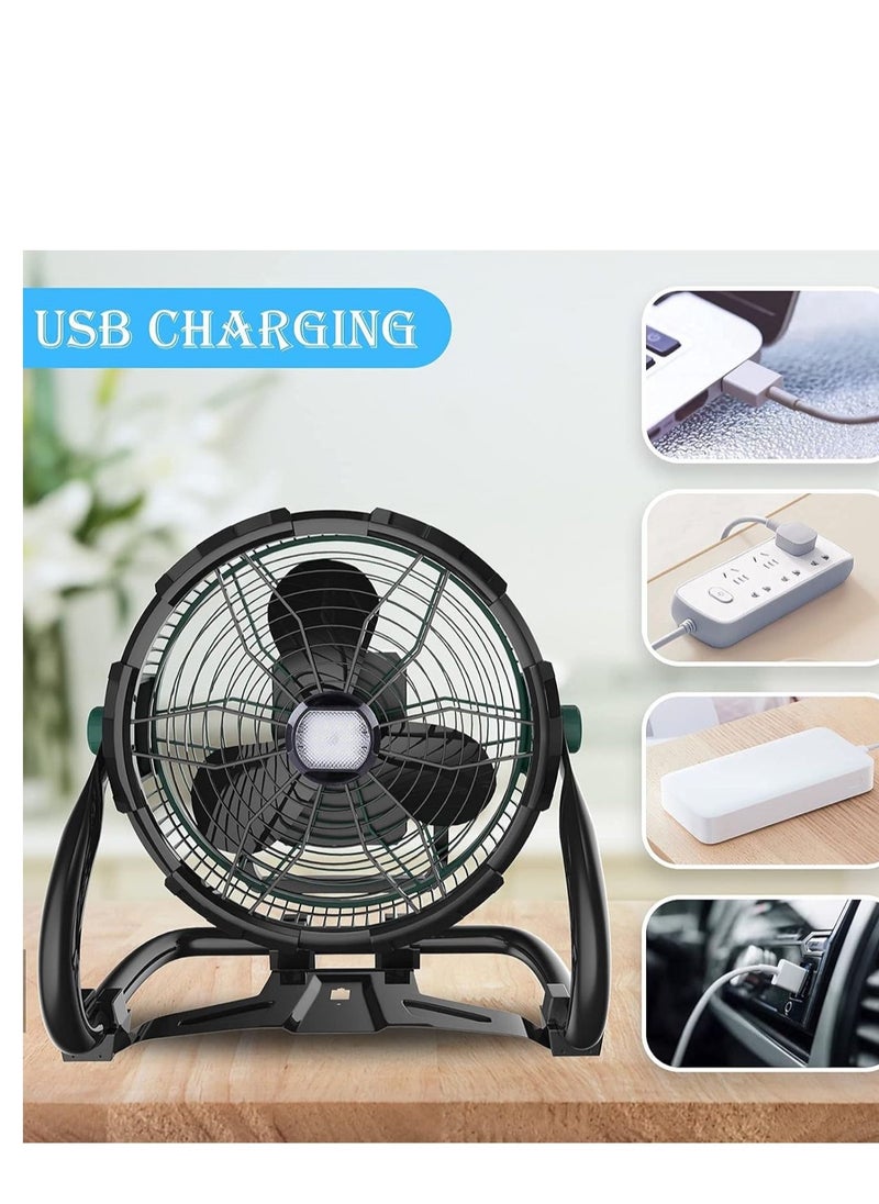 Mini Clip Fan,Usb Clip on Desk Fan with 180° Rotation Portable Battery Powered 13500mAh Rechargeable for Buggy,Home, Fishing Camping and Riding