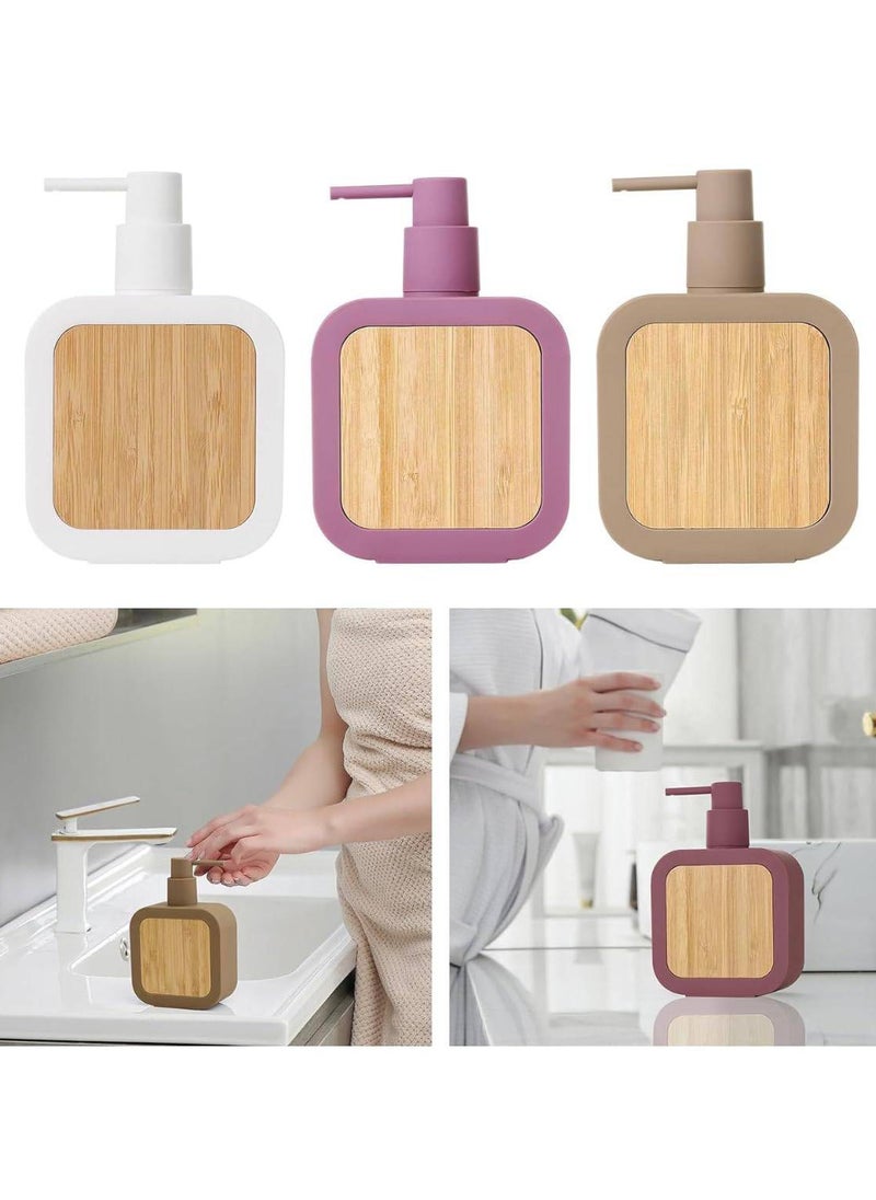 Soap Dispenser 390ML Empty for Shampoo Lotion Makeup Liquid Bath Brown|Bath |Soap Dishes & Dispensers| 1 Soap Dispenser