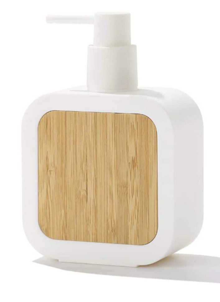 Soap Dispenser 390ML Empty for Shampoo Lotion Makeup Liquid Bath Cream White|Bath |Soap Dishes & Dispensers| 1 Soap Dispenser