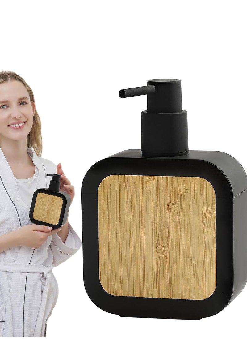 Soap Dispenser 390ML Empty for Shampoo Lotion Makeup Liquid Bath Black|Bath |Soap Dishes & Dispensers| 1 Soap Dispenser