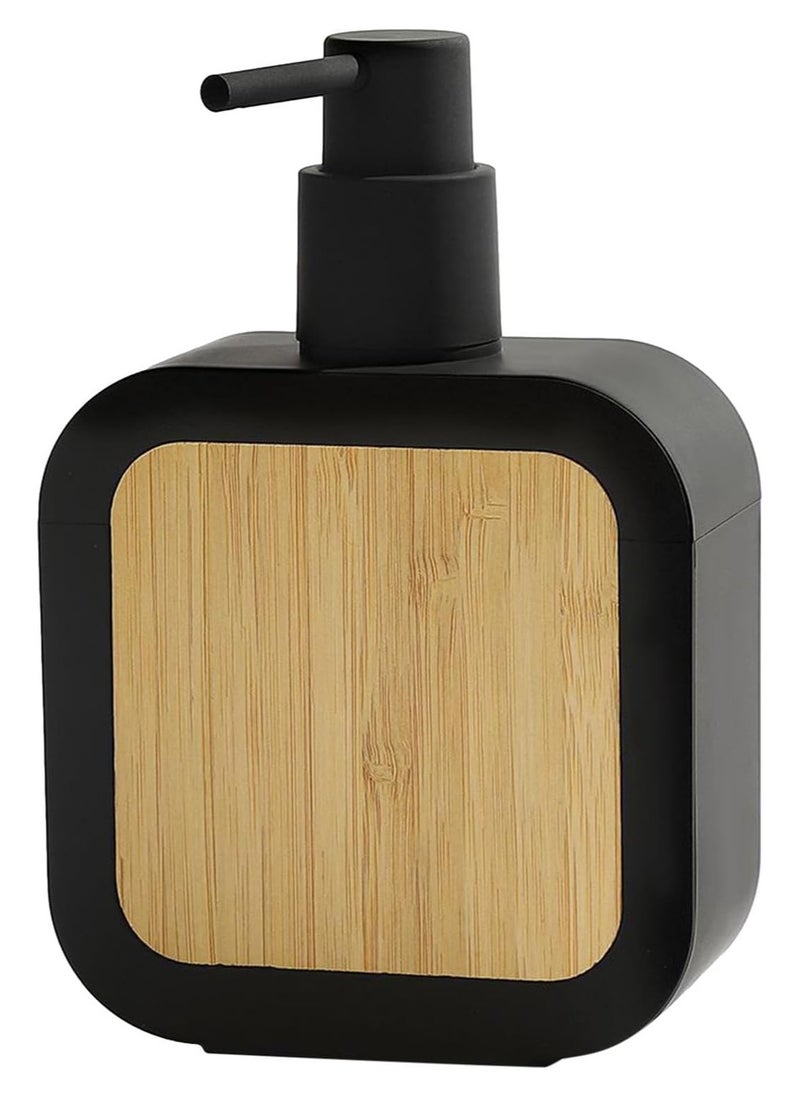 Soap Dispenser 390ML Empty for Shampoo Lotion Makeup Liquid Bath Black|Bath |Soap Dishes & Dispensers| 1 Soap Dispenser