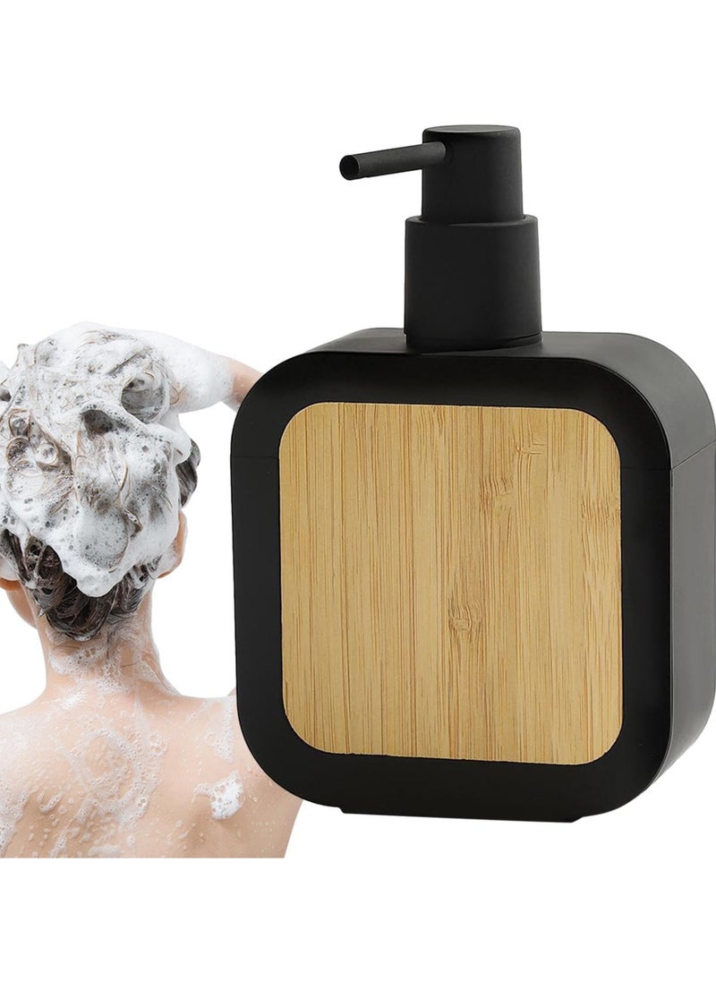 Soap Dispenser 390ML Empty for Shampoo Lotion Makeup Liquid Bath Black|Bath |Soap Dishes & Dispensers| 1 Soap Dispenser