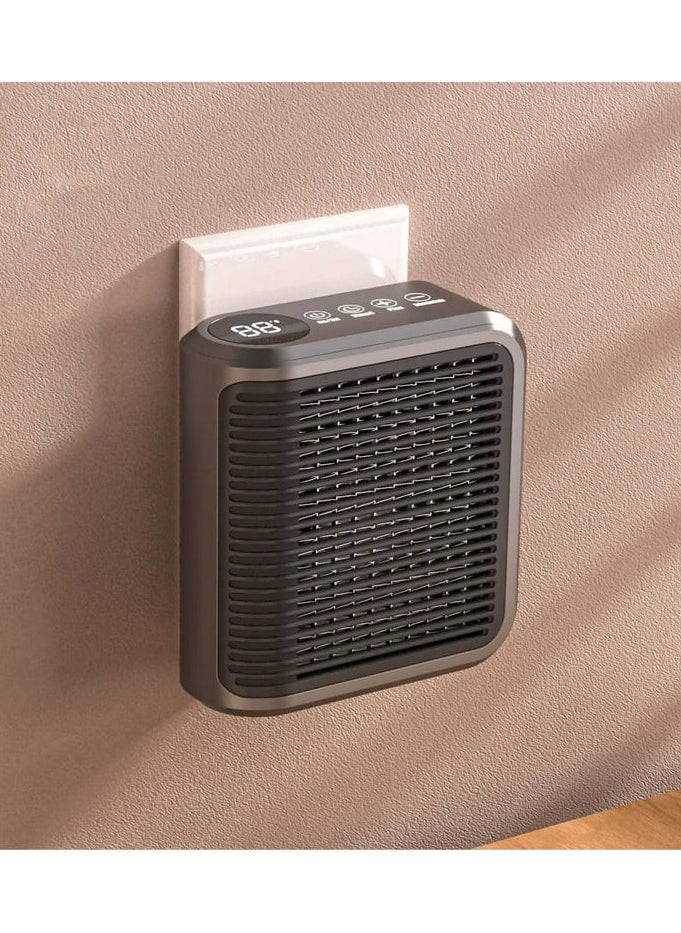 Wall-Mounted Heater with Advanced Ceramic Technology with Thermostat and Timer for Home Office Bathroom Indoor Use