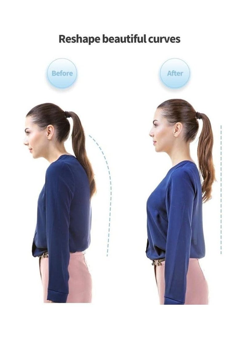 Adjustable Posture Corrector Upper Back Brace Helps Relieve Back Strain, Slouching Text Neck, Eight Points Of Support, One Size Fits Most