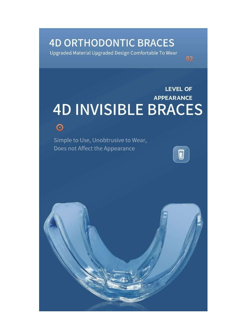 Multi Functional Invisible Brace 1 2 3 Stages Soft and Hard Tooth Orthodontic Tooth Correct Appliance Aligners Trays Teeth Straightener High-Tech Dental Transparent Teeth Retainer