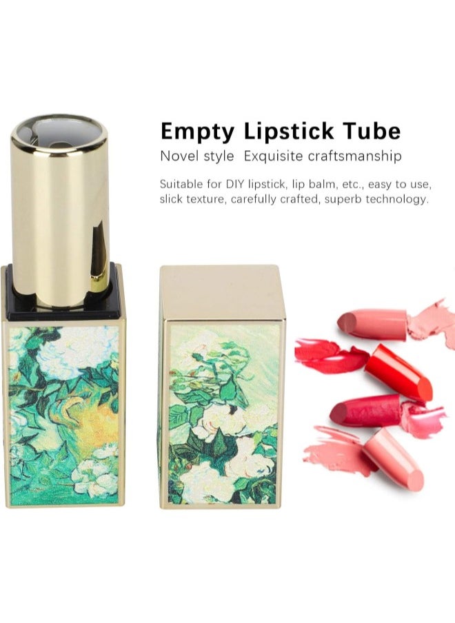 Lipstick Container, 3pcs DIY Magnetic Snap Empty Lipstick Tube DIY Refillable Lip Balm Container Cosmetic Tool Portable Lip Gloss Containers Container Cosmetic Tool Lip Gloss for Women Girls Makeup