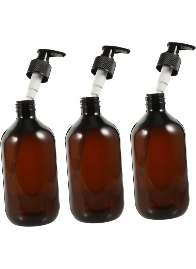 15 Pcs Dispensing Lotion Bottle Refillable Soap Storage Bottle Shampoo Dispenser Apothecary Dispenser Amber Lotion Pump Bottles Travel The Pet Vending Machine Multifunction