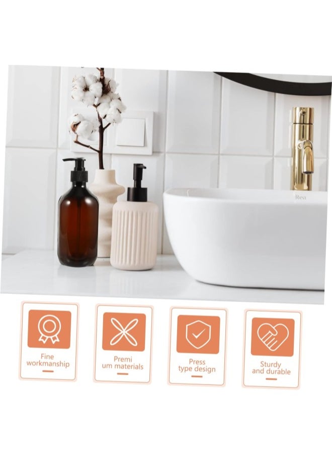 15 Pcs Dispensing Lotion Bottle Shampoo Pump Bottle Shampoo and Conditioner Bottles Apothecary Dispenser Plastic Shampoo Bottles Press-Type Lotion Bottle Body Cream Travel The Pet