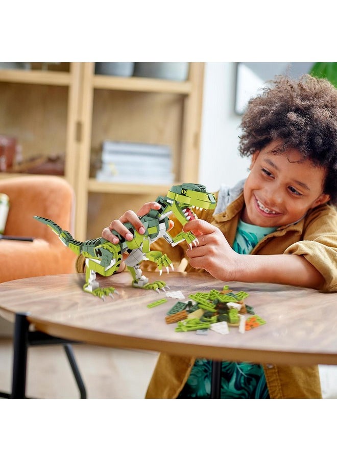 Creator Velociraptor Dinosaur Building Toy Set, Dinosaur Park World Dominion Raptor Model Toy Building With Movable Jaw, Neck And Joints, 16.3” Dinosaur Toys For Kids 6-14 Years Old (533 Pcs)