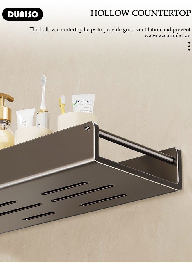 Over The Sink Shelf with Storage Rack, Shelf Organizer Over The Faucet, Bathroom Sink Shelf Over Faucet, U-Shaped Recess Design Countertop Organizer, Multi-Functional Hollow Storage Shelf for Bathroom, Kitchen