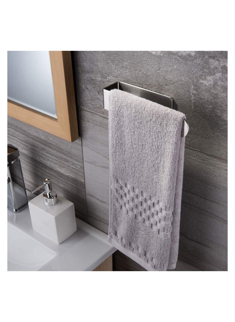 Towel Holder Hand, Towel Rail Self Adhesive Towel Ring Stainless Steel Hand Towel Holder Self Adhesive Hand Towel Holder Bath Towel Ring Stainless Steel Hand Towel Rail for Bathroom