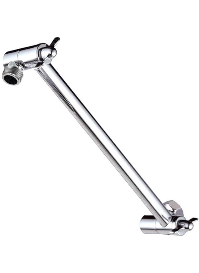 Shower Head Extension Arm,Adjustable Shower Arm Extension,Solid Stainless Steel Shower Extender for ShowerHead,Showerhead Extender With Universal Connection