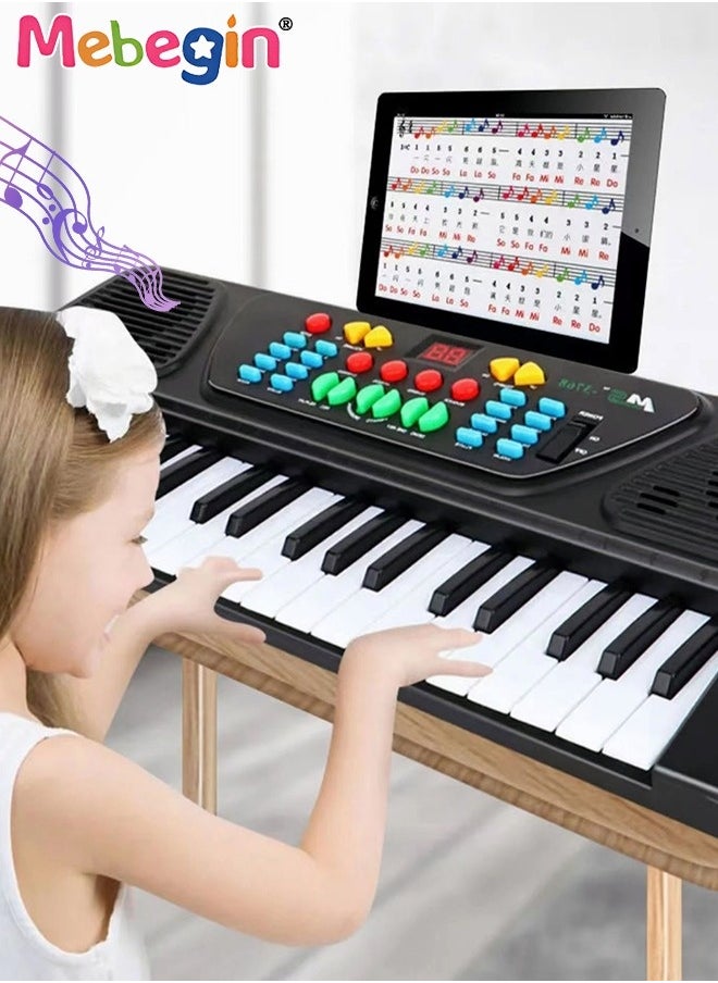 37 Key Piano Keyboard with Microphone for Kids Musical Toys for 3 4 5 6 Year Old kids  USB charging Piano Portable Music Keyboard Electronic Educational Learning Toy for Boys Girls Birthday Gifts