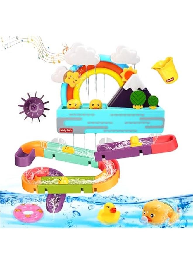 Bath Duck Toy with Light and Music, Toddlers Bathtub Toy, Baby Shower Toy