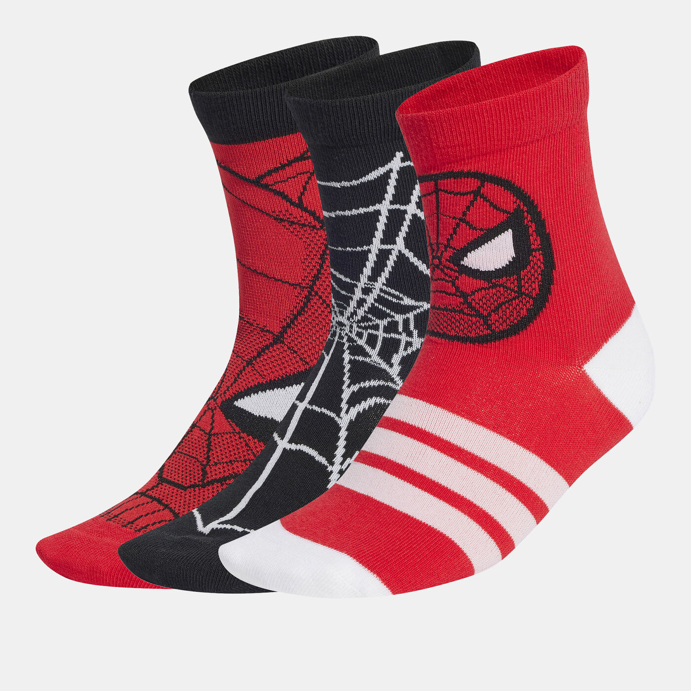 Kids' Marvel Spider-Man Crew Socks (3 Pairs)