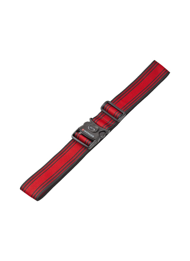 Locking Luggage Strap Black -Red - 604597