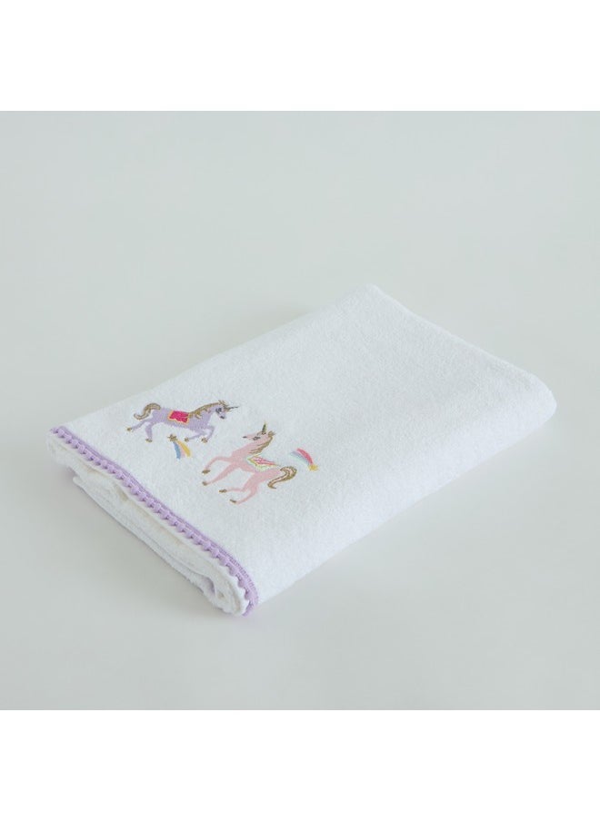 Grace Meadows Unicorn Kids Turkish Cotton Bath Towel 65 x 136 cm