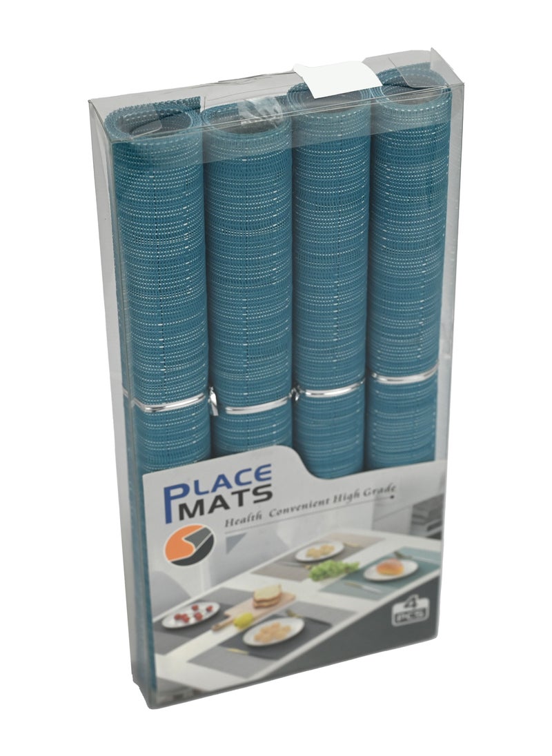 Foldable Bamboo Mat For Dining Table And Home Kitchen Dinner Table Decorative Placemats Set Of 4