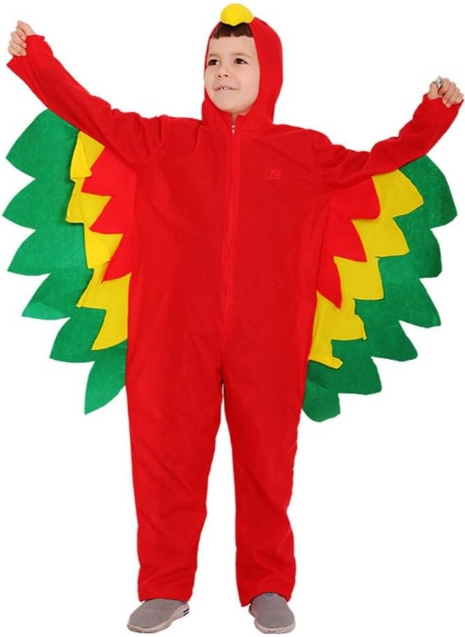 Parrot Costume for Kids Toddler's Printed Jumpsuit Animal Costume One-piece