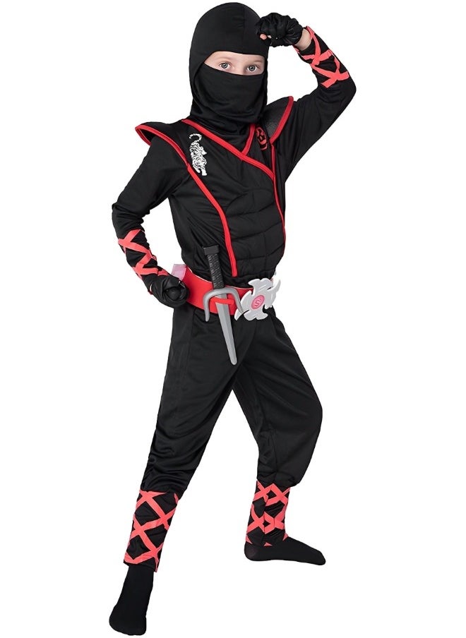 Ninja Costume for Boys Kids Costume Boy Ninja Muscle Costume With Ninja Foam Accessories Best Children Gift