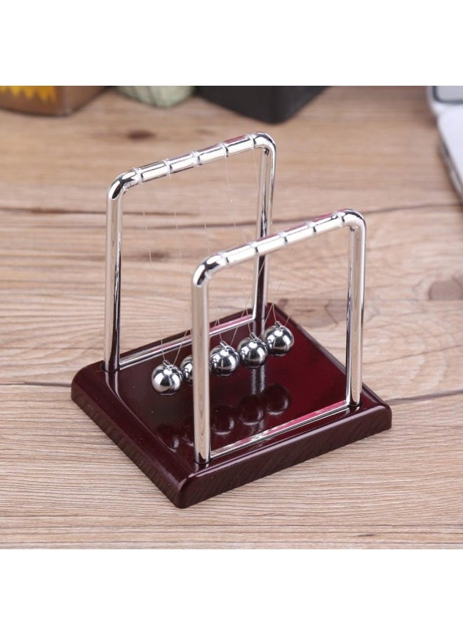 Newtons Cradle Magnetic Ball,Steel Balance Swinging Magnetic Ball Cradle Physics Science Pendulum Desk Fun Toy Gift Desk Table Decor