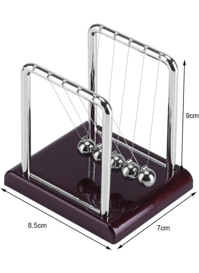 Newtons Cradle Magnetic Ball,Steel Balance Swinging Magnetic Ball Cradle Physics Science Pendulum Desk Fun Toy Gift Desk Table Decor