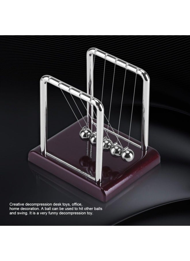 Newtons Cradle Magnetic Ball,Steel Balance Swinging Magnetic Ball Cradle Physics Science Pendulum Desk Fun Toy Gift Desk Table Decor