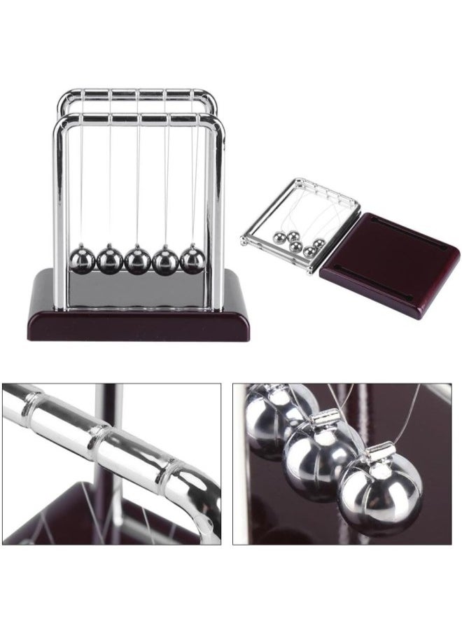Newtons Cradle Magnetic Ball,Steel Balance Swinging Magnetic Ball Cradle Physics Science Pendulum Desk Fun Toy Gift Desk Table Decor