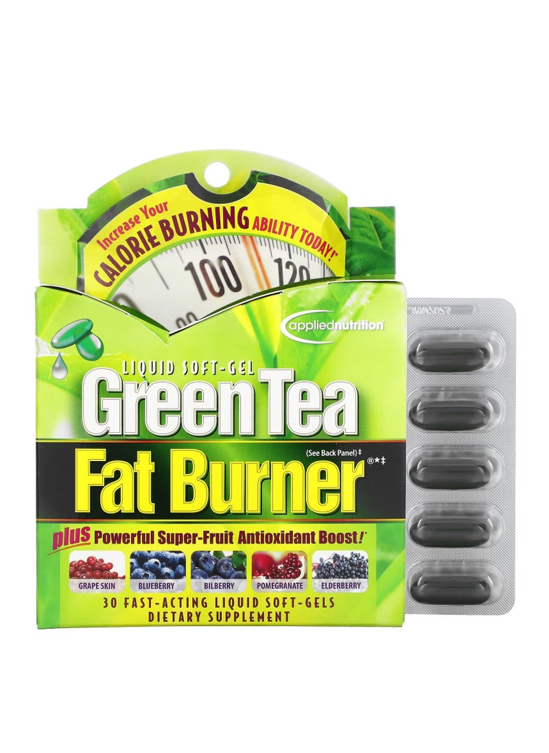 Green Tea Fat Burner 30 FastActing Liquid Soft Gels