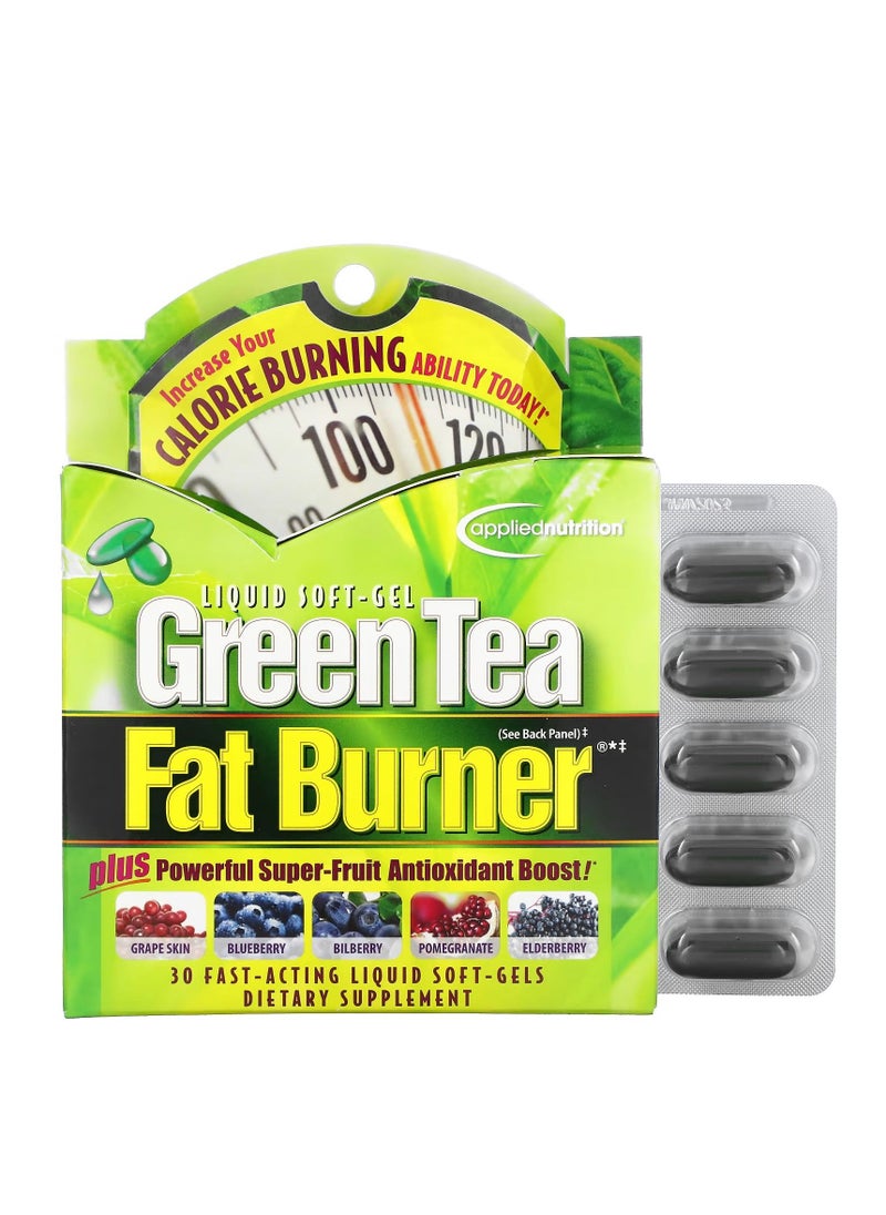 Green Tea Fat Burner 30 FastActing Liquid Soft Gels