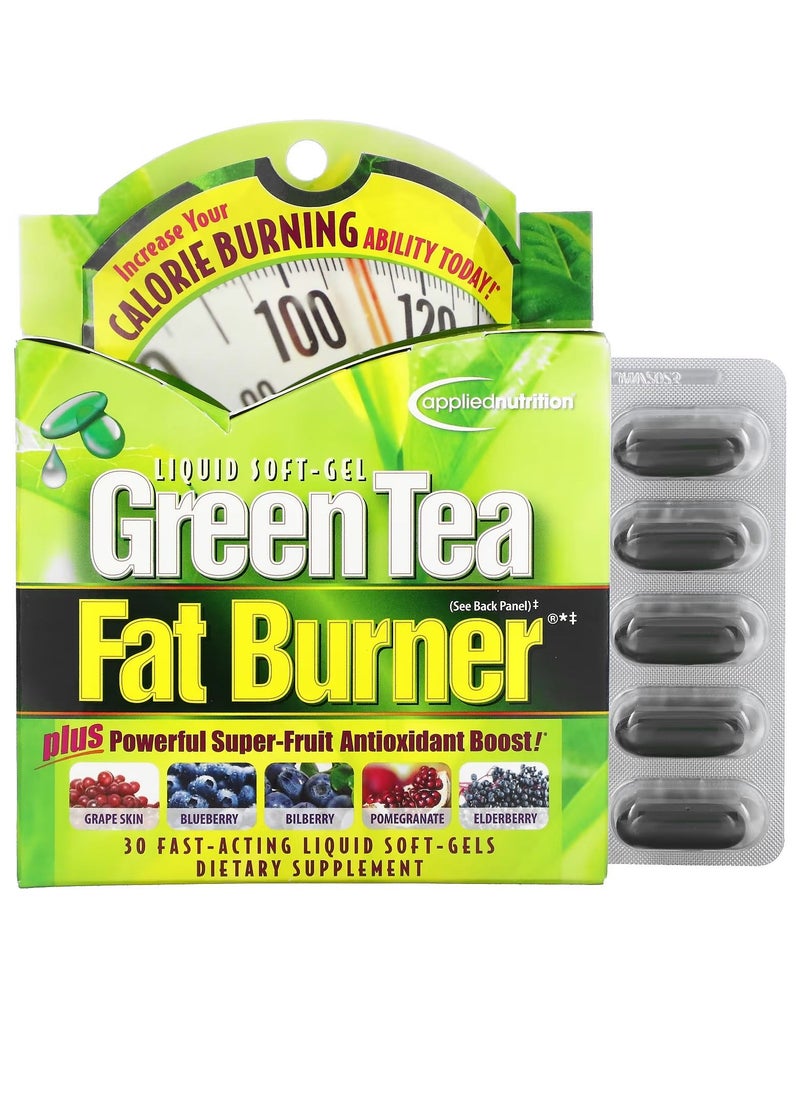 Green Tea Fat Burner 30 FastActing Liquid Soft Gels