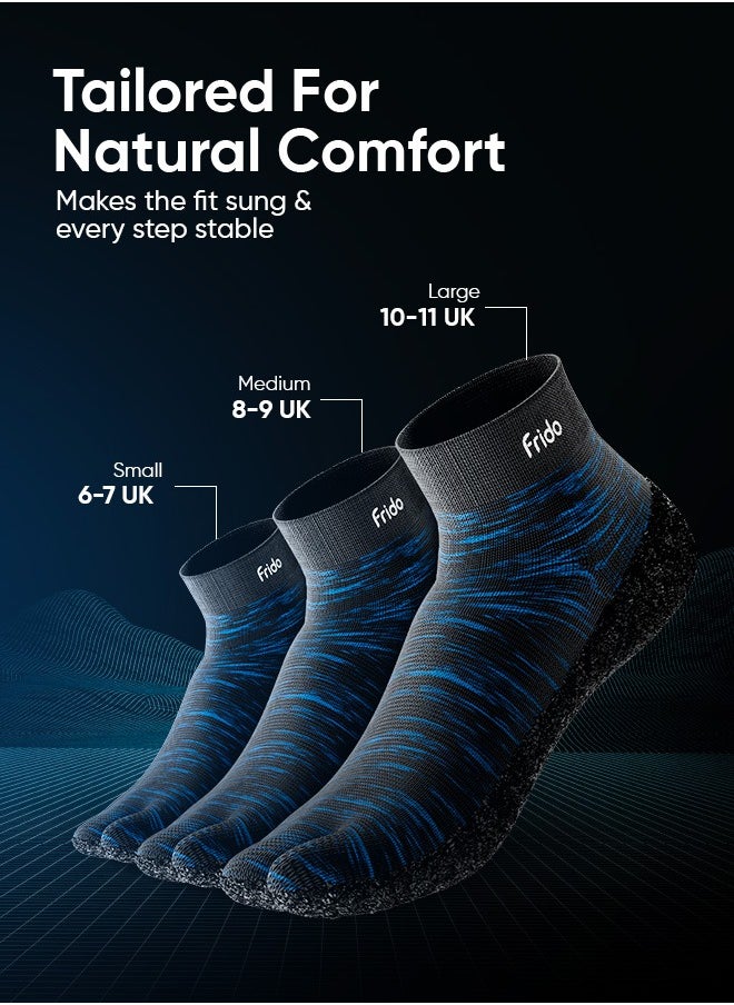 Frido Barefoot Sock Shoes, Barefoot Shoes for Men & Women, Training Gym Shoes, Wide Toe Box & Zero Drop Design, Extra Stability & ShapeFit Tech, Water Resistant Sole, Hand Washable