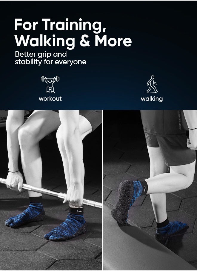 Frido Barefoot Sock Shoes, Barefoot Shoes for Men & Women, Training Gym Shoes, Wide Toe Box & Zero Drop Design, Extra Stability & ShapeFit Tech, Water Resistant Sole, Hand Washable