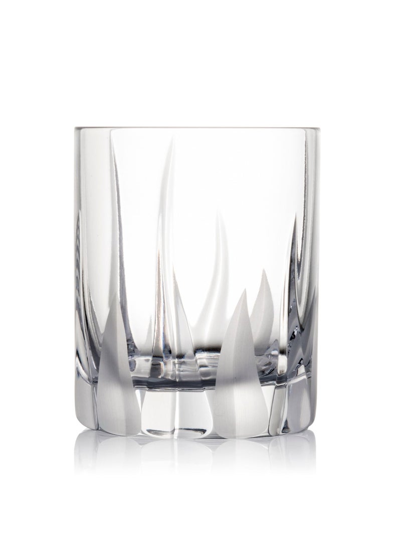 2-Piece Flame Double Old-Fashioned Set Clear