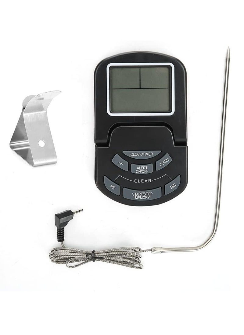 Digital Food Thermometer, Long Lasting Durable Digital Meat Thermometer, Stainless Steel Electronic Kitchen Thermometer, Programmable Digital Cooking Food Thermometer, (1pc)