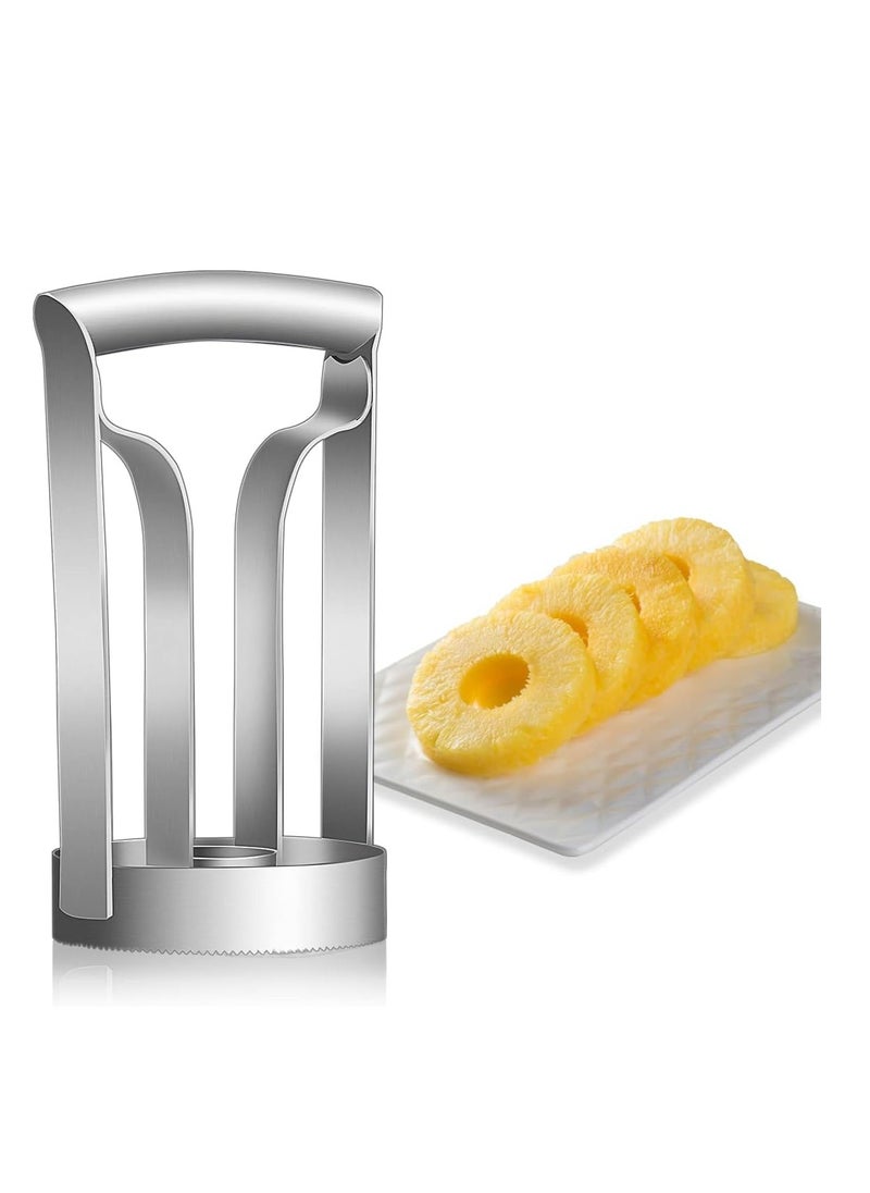 Large Stainless Steel Pineapple Corer and Peeler - Easy Kitchen Tool