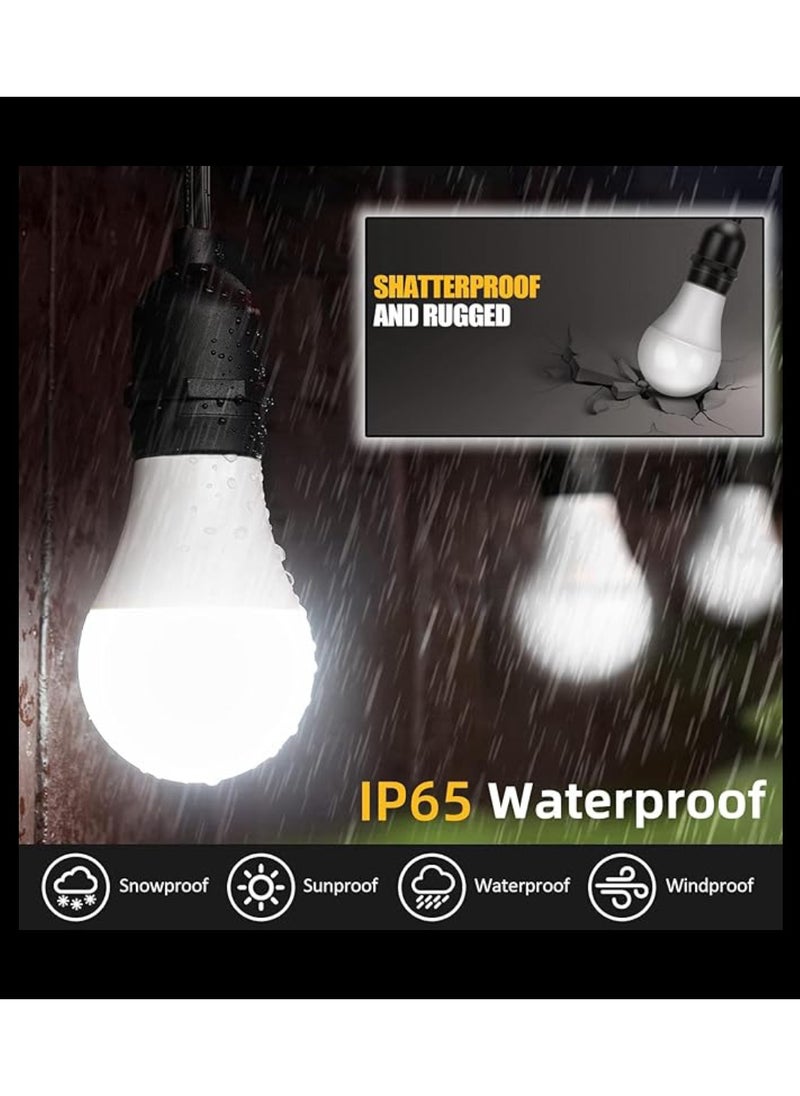 Outdoor Waterproof IP65 Led String Lights E27 Holder 100 Meter Bulb Holder Wire With 200 LED Bulbs 9W Warm White With EU Plug Solar Bulb Holder For Ramadan Decoration Lights And Outdoor Decoration Light Hanging Light String Wire Ramadan Light For Commercial Patio Garden & Porch Yard