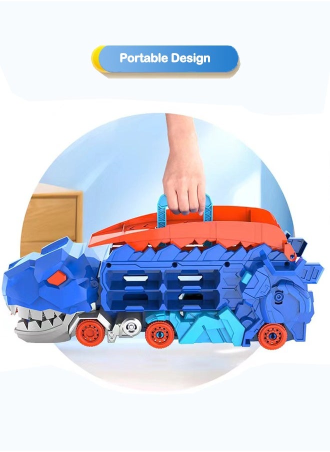 Folding Dinosaur Transport Car Game, Competitive Rolling Game for Eating and Storage, Casting Cars, New Products