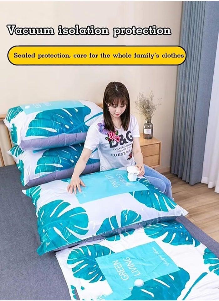 15 Pack Vacuum Storage Bags with Electric Pump, 4 Small Medium Large 2 Jumbo Reusable Compression Airtight Space Saver Vacuum Bags for Clothes Travel Bedding Pillows Comforters Blankets(Random pump style)