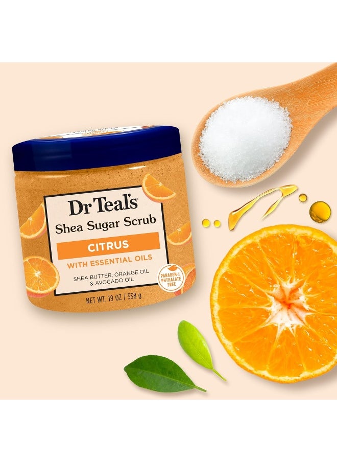 Shea Sugar Citrus Body Scrub 538 G