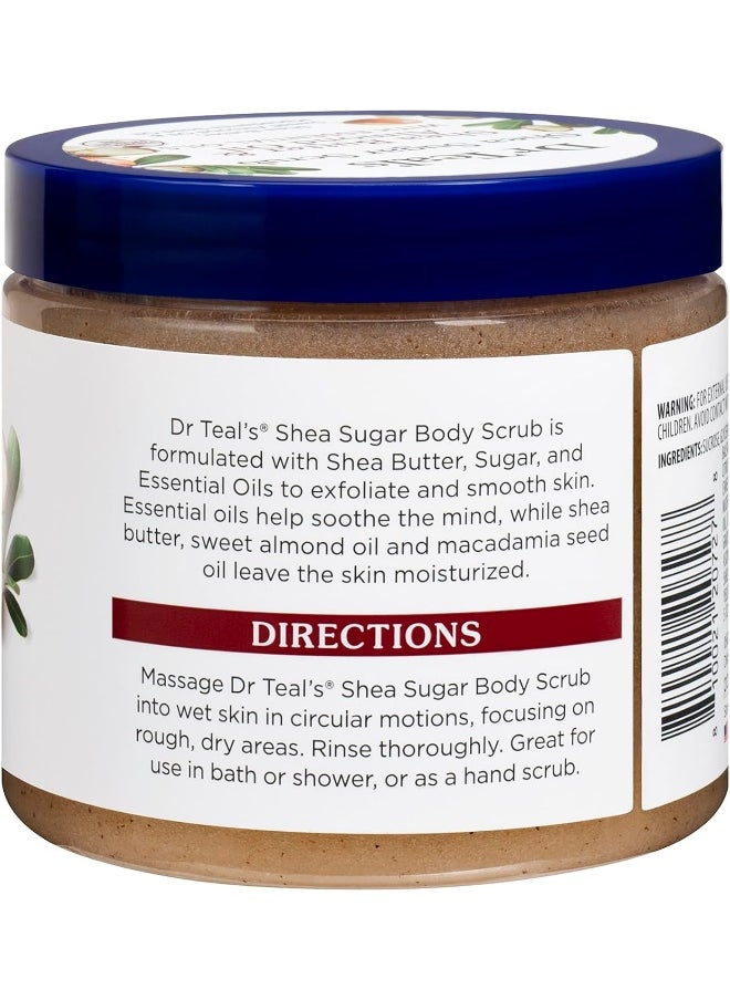 Shea Sugar Body Scrub Shea Butter & Almond Oil 538G