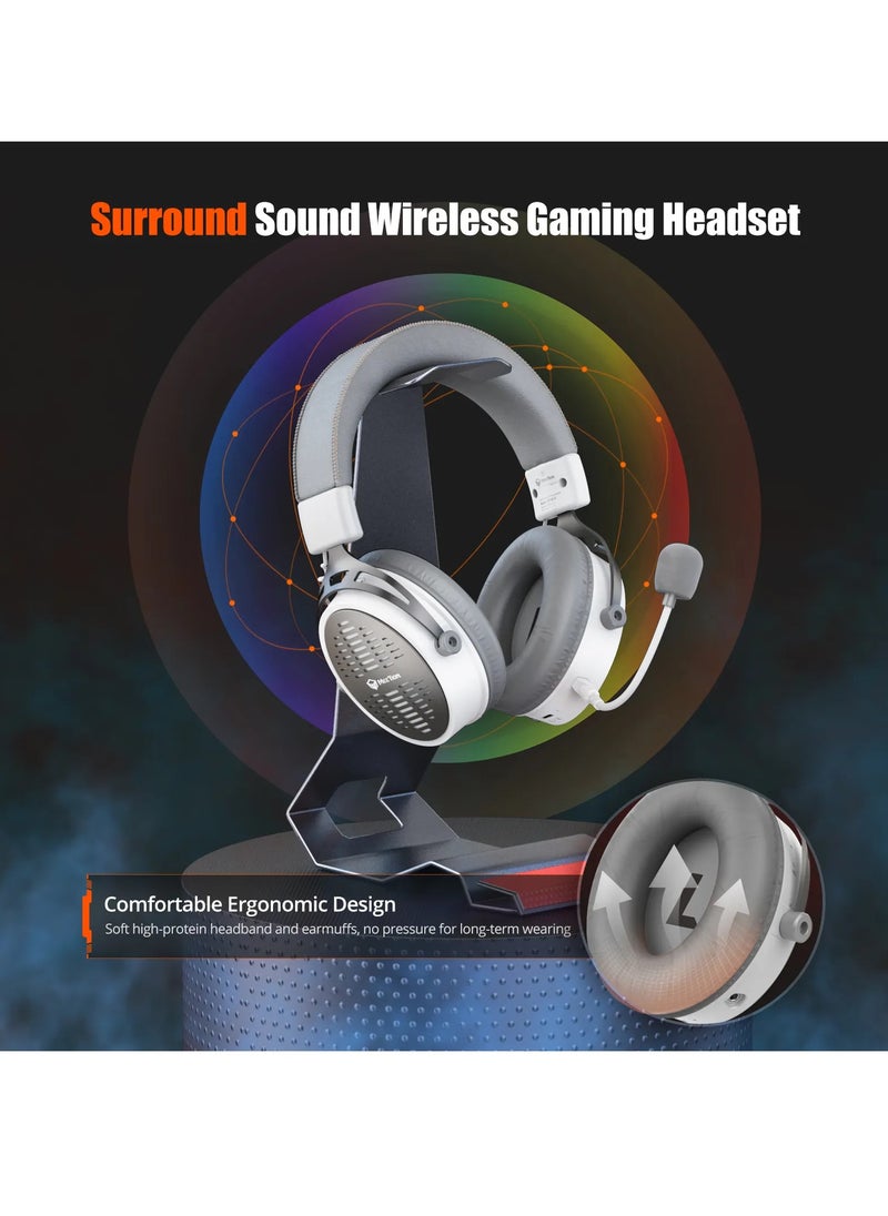 Meetion BTH013 New Design Three Mode Gaming Headset 2.4Ghz Over Ear Headphone wireless noise-cancelling esports gaming headset