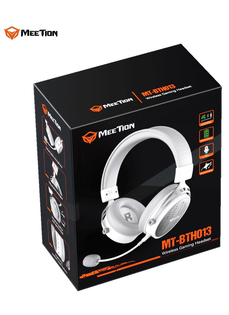 Meetion BTH013 New Design Three Mode Gaming Headset 2.4Ghz Over Ear Headphone wireless noise-cancelling esports gaming headset