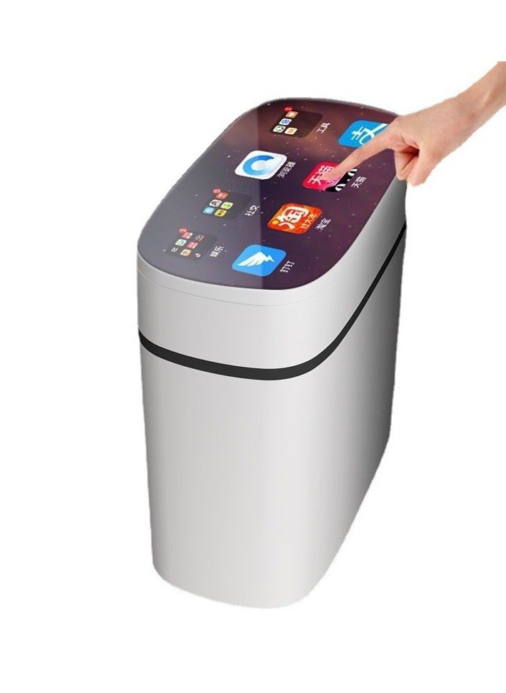 Intelligent sensing garbage bin, home bedroom with cover, bathroom, odor proof bedroom, living room, garbage bucket