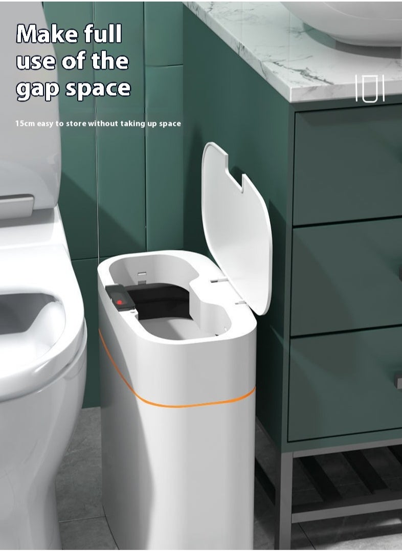 Intelligent sensing garbage bin, home bedroom with cover, bathroom, odor proof bedroom, living room, garbage bucket