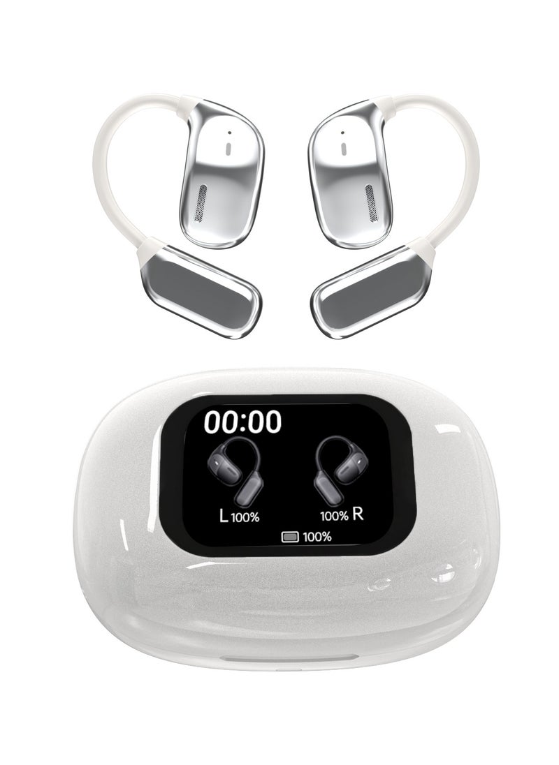 Intelligent Real-Time Translation Wireless Bluetooth Earbuds, HIFI Sound Quality, Ultra-Long Battery Life, Bluetooth 5.4, 150+ Languages Supported, 5-7 Hours Playtime, 60+ Days Standby, Comfortable Silicone Design, UVC Sterilization with 99.9% Effectiveness